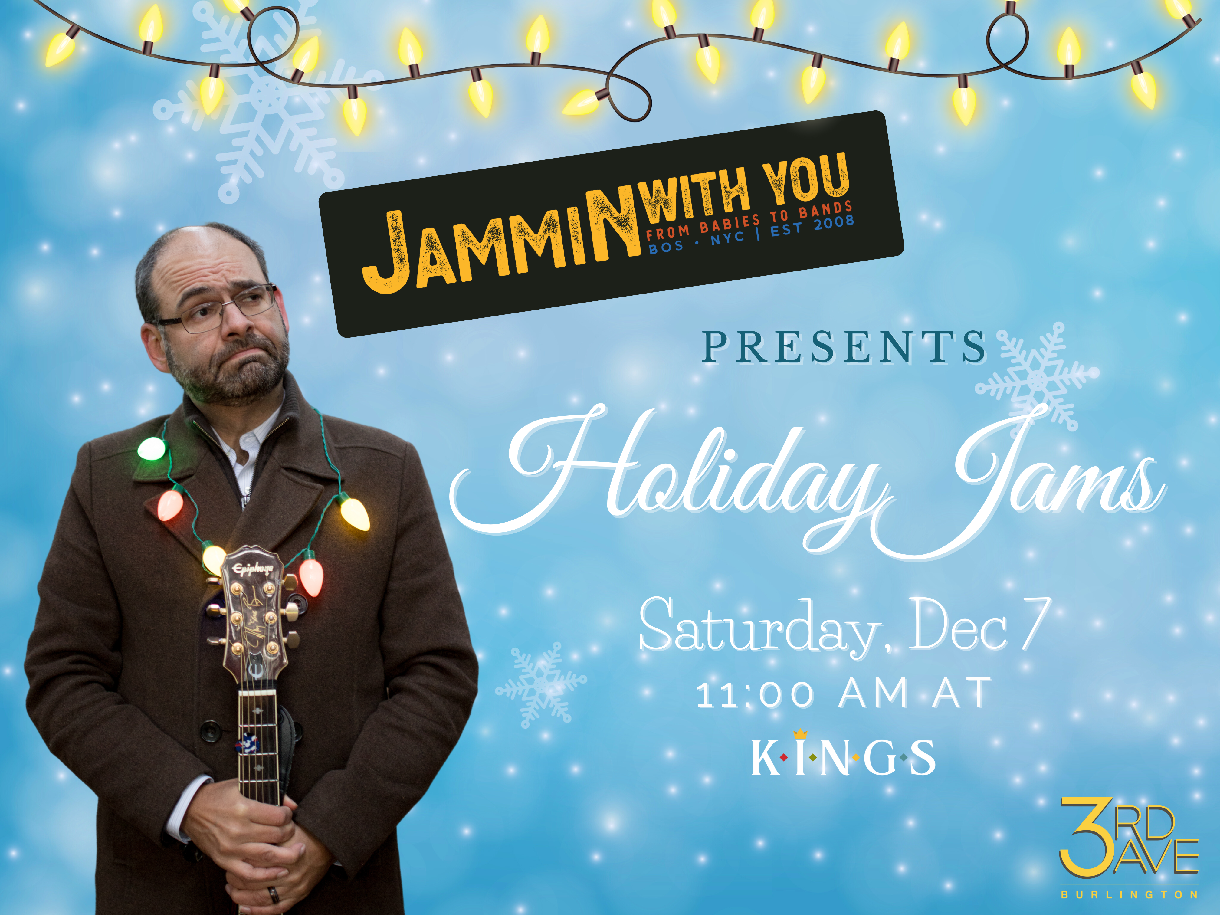 Holiday JAMS @ 3rd Ave Burlington